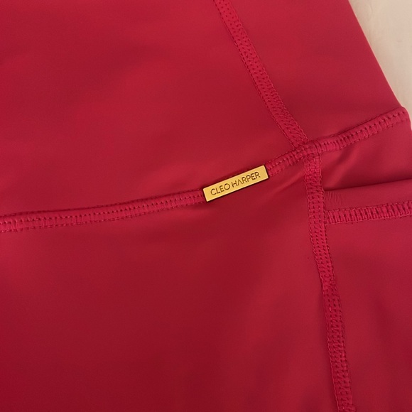 Cleo Harper Forte Leggings - Hot Pink NWOT - Picture 4 of 5